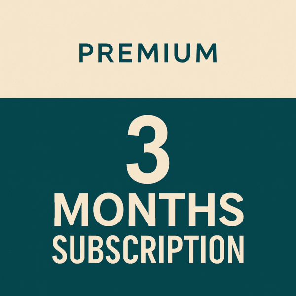 3 months subscription