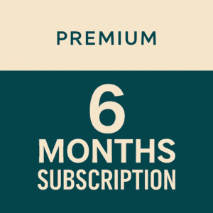 6 months subscription - 3 Screens